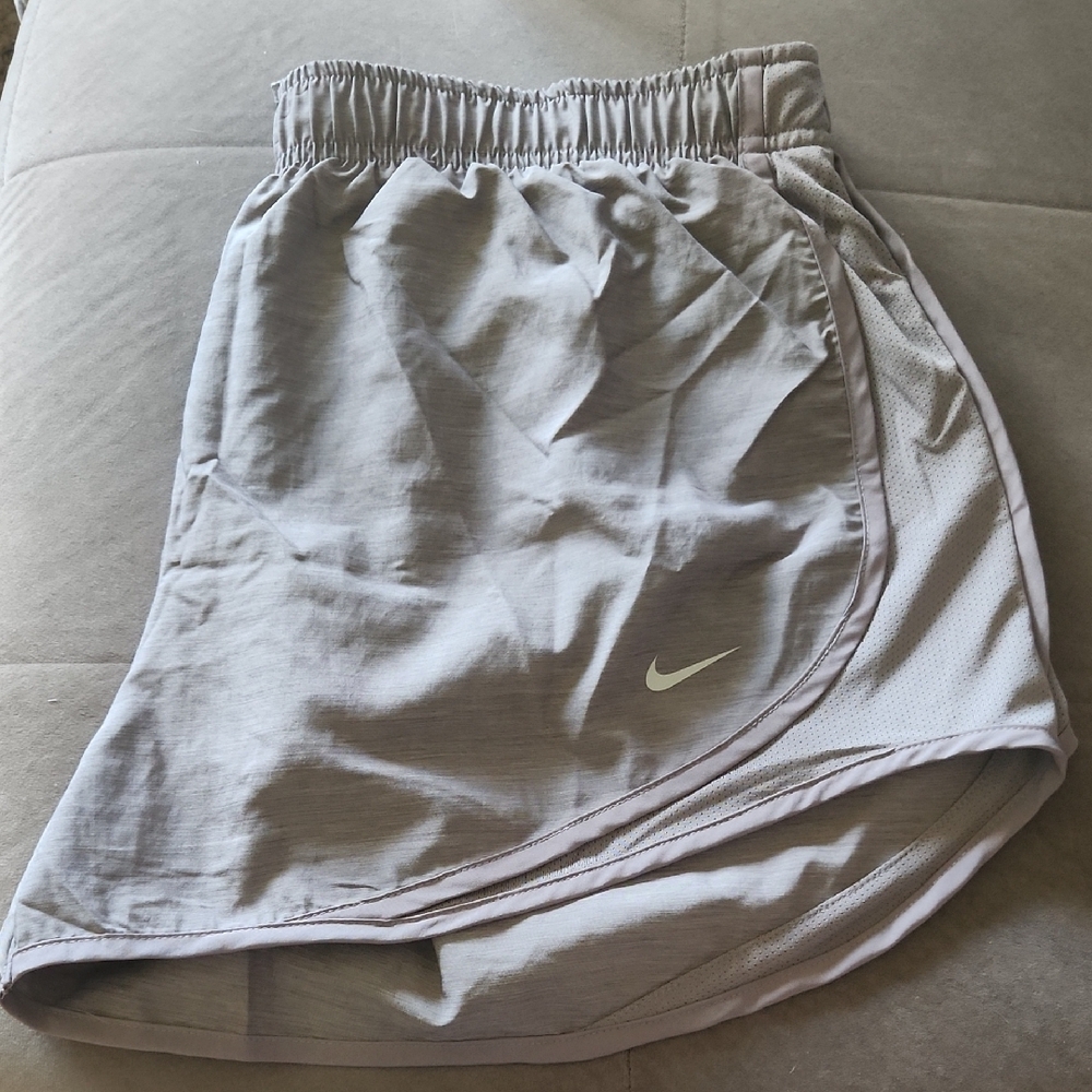 Nike Light Gray Athletic Shorts